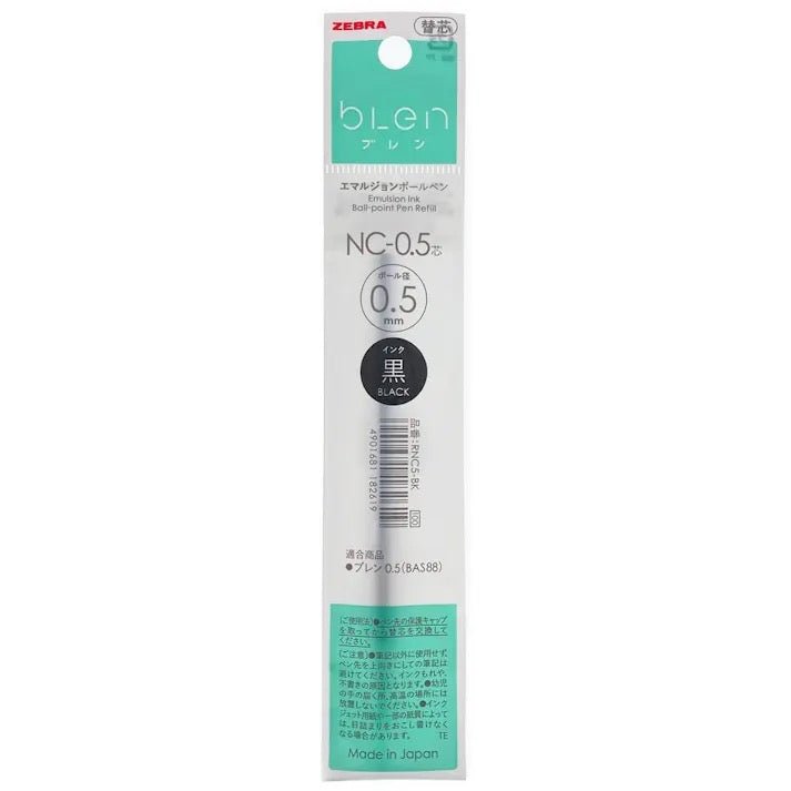 bLen Black Ink Refill NC-0.5 / Zebra