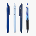 Blue Ink Pen Sampler Pack of 4