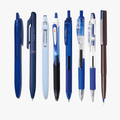 Blue Ink Pen Sampler Pack of 8