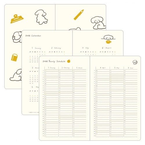 Book Style Diary Planners 2026 / MIDORI
