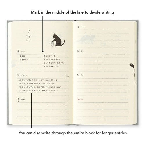 Book Style Diary Planners 2026 / MIDORI