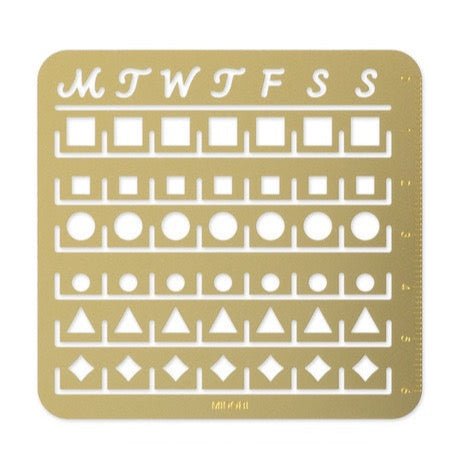 Brass Calendar Template / MIDORI