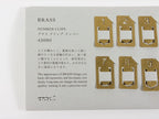 Traveler’s Company Brass Number Clips