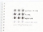 Zebra Signature Brush Pen