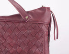 milloo Minos Handwoven Backpack Burgundy Warehouse Deal