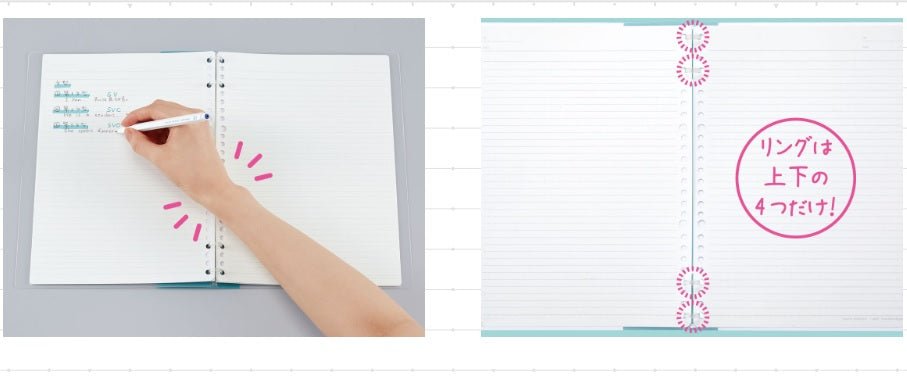 Campus Notebook-Style 2x2 Ring Binder / KOKUYO