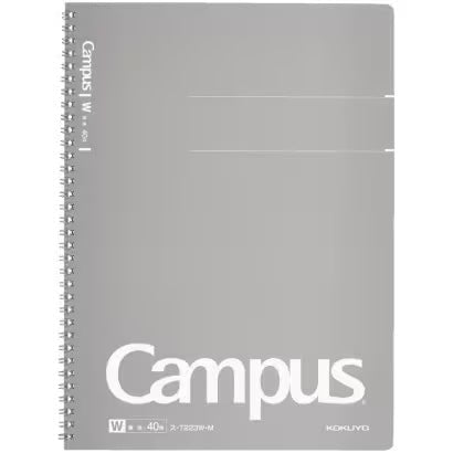 Campus Twin Ring Biz Blank Notebook / KOKUYO