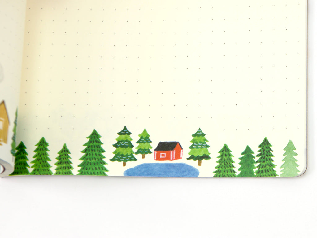 Midori Yuru Log Notebook B6