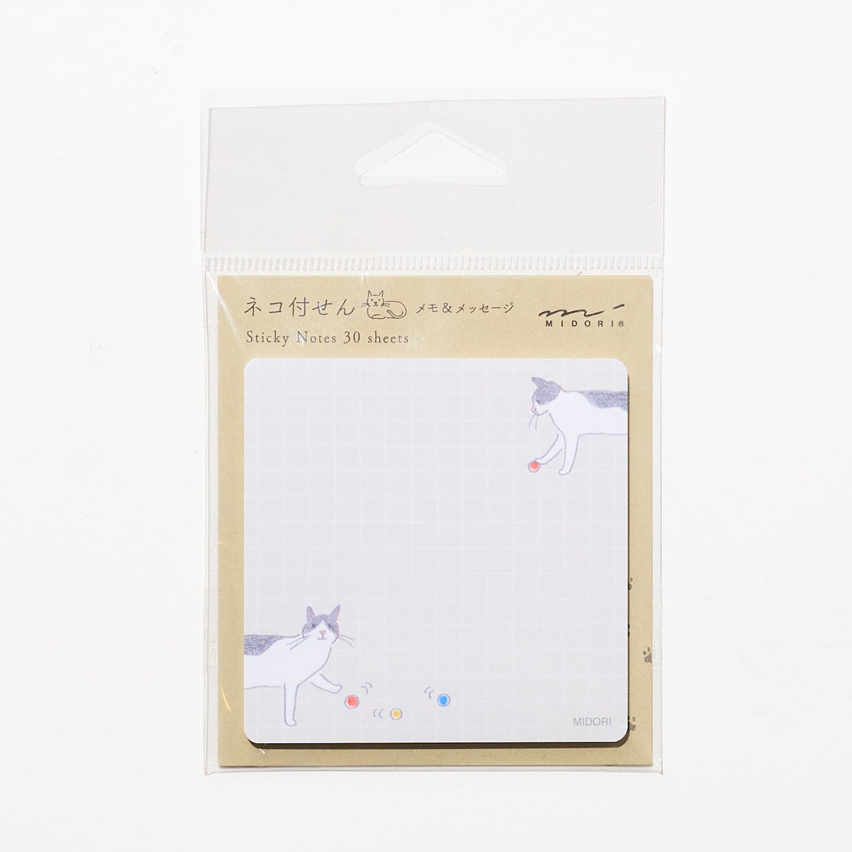 Cat and Dog Message Sticky Notes / MIDORI