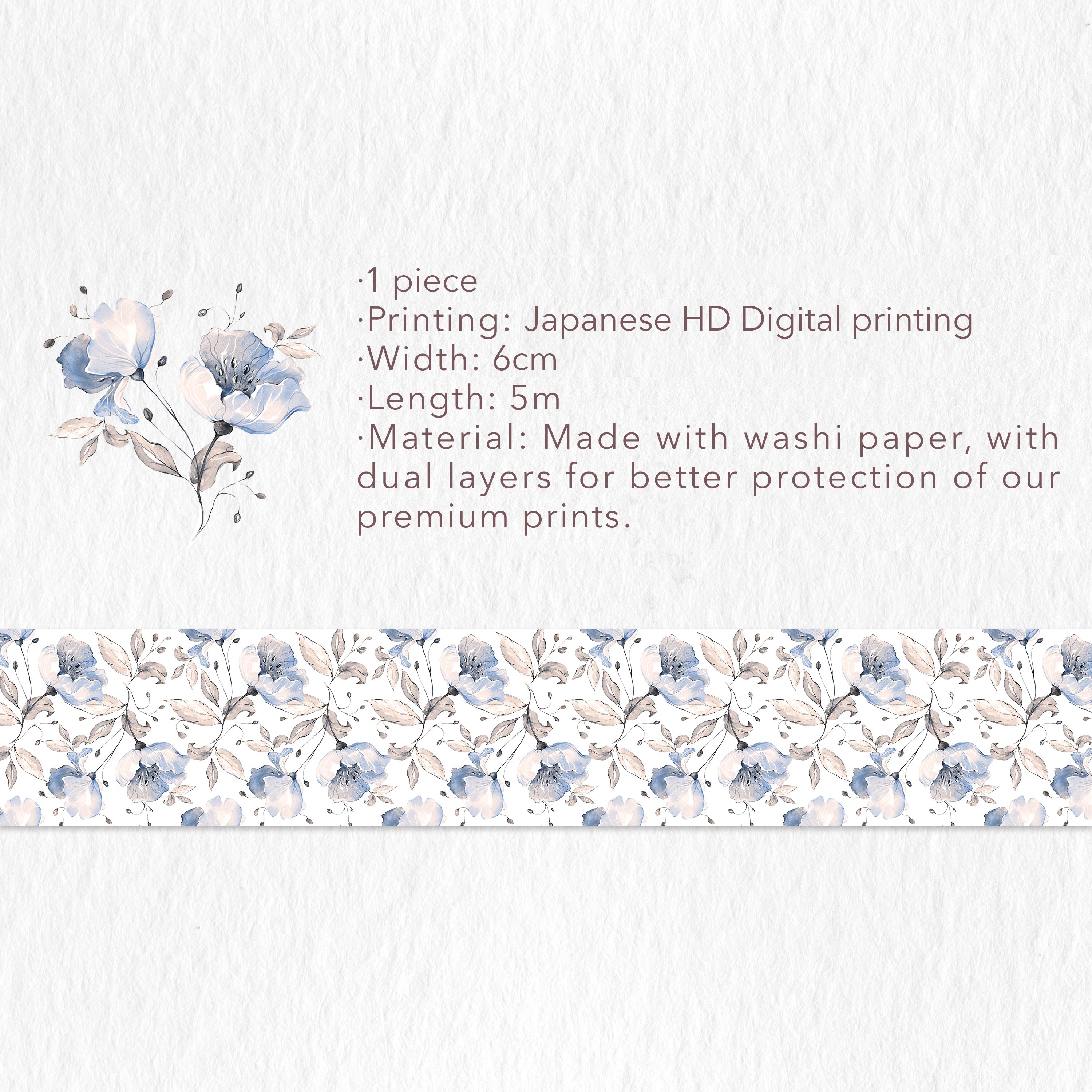 Azalea Bloom Wide Washi Tape