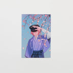 "Cherry Blossom Memories" Postcard by Nitnglll / Bungu