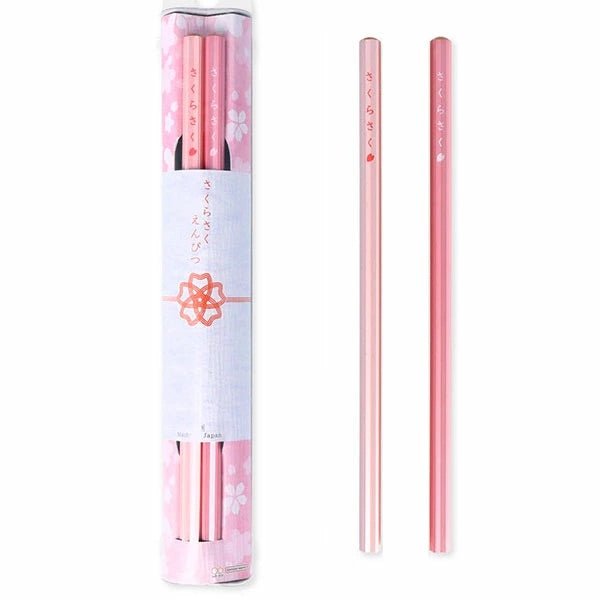 Cherry Blossom Sakura Saku Wooden Pencils / Sun-Star