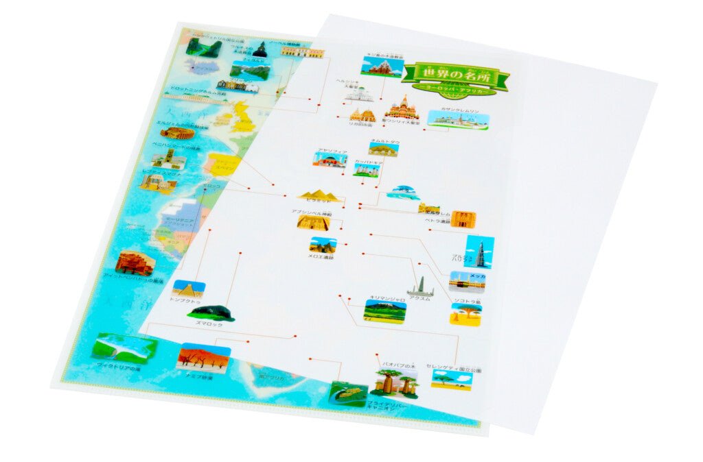 Clear File World Series 4-Sheet Set / Tokyo Cartographic