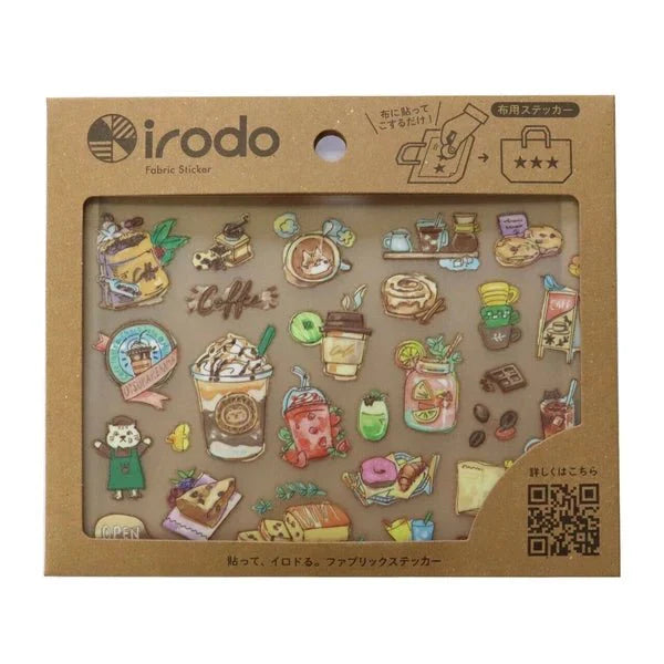 Fabric Sticker Set Cafe / irodo