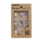 Fabric Sticker Set Cute Animals / irodo