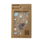Fabric Sticker Set Cute Animals / irodo