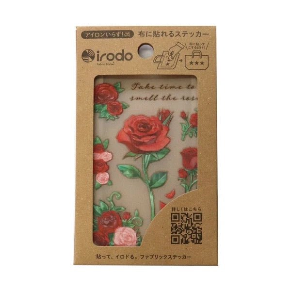 Fabric Sticker Set Cute Rose / irodo
