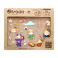 Fabric Sticker Set Iro Cat / irodo