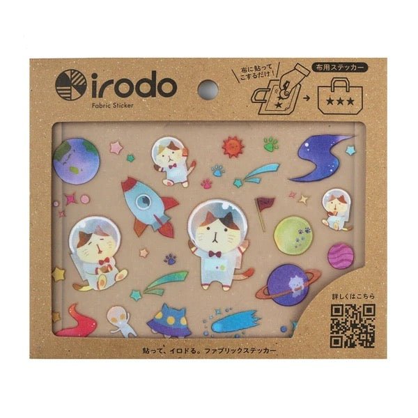Fabric Sticker Set Iro Cat / irodo