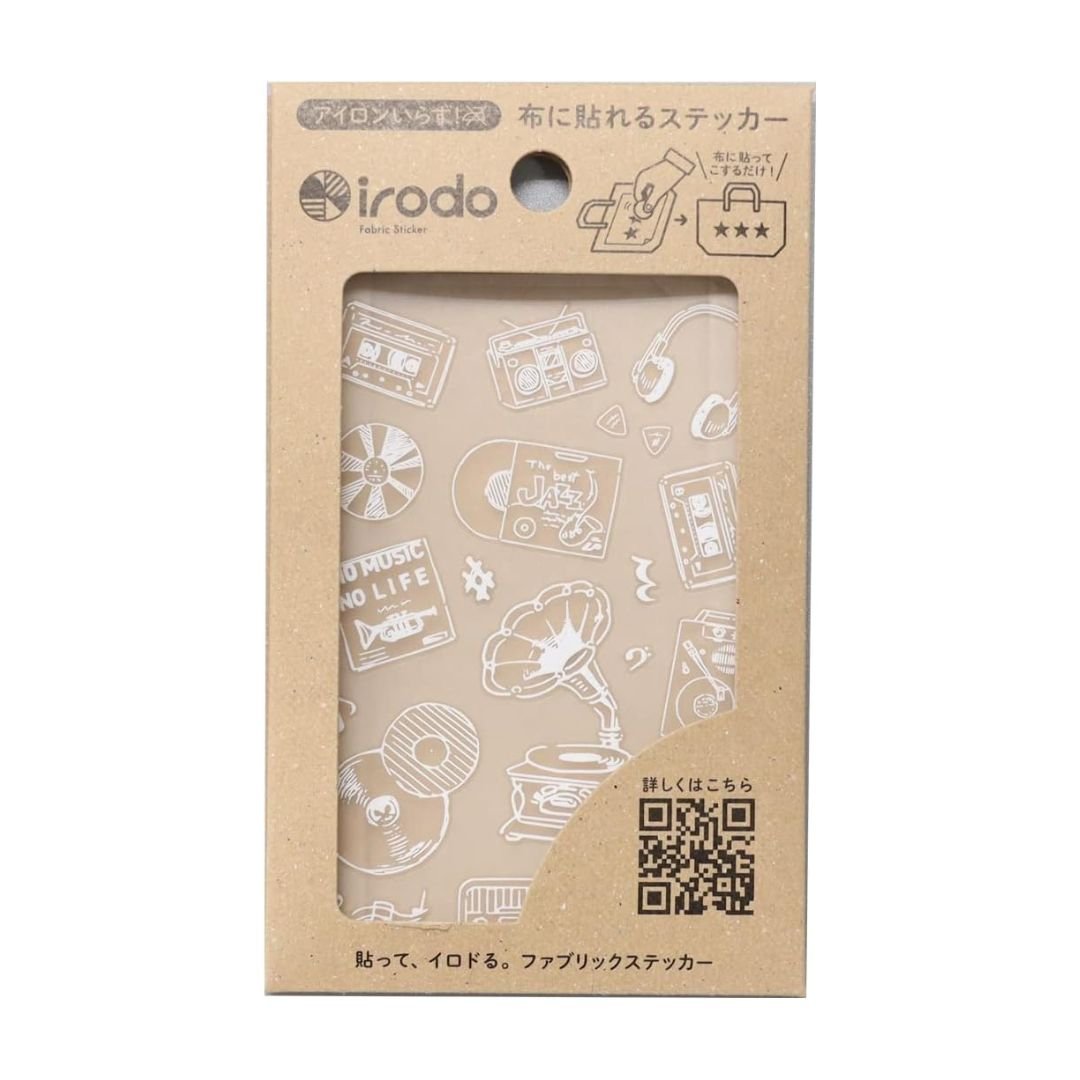 Fabric Sticker Set Music / irodo