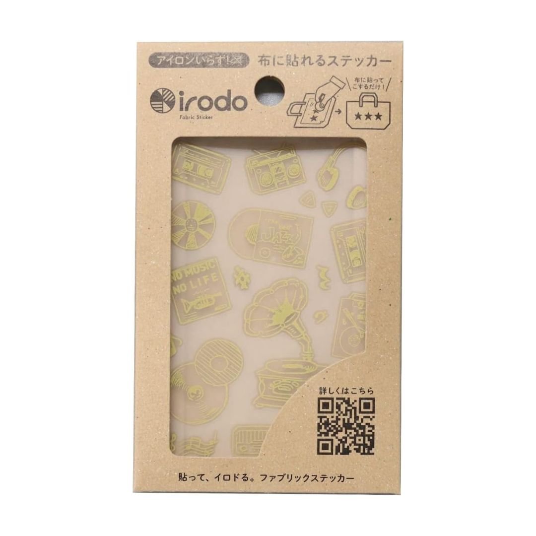 Fabric Sticker Set Music / irodo
