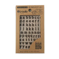 Fabric Sticker Set Serif Lower Case Alphabet / irodo