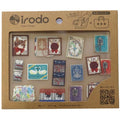 Fabric Sticker Set Stamps / irodo