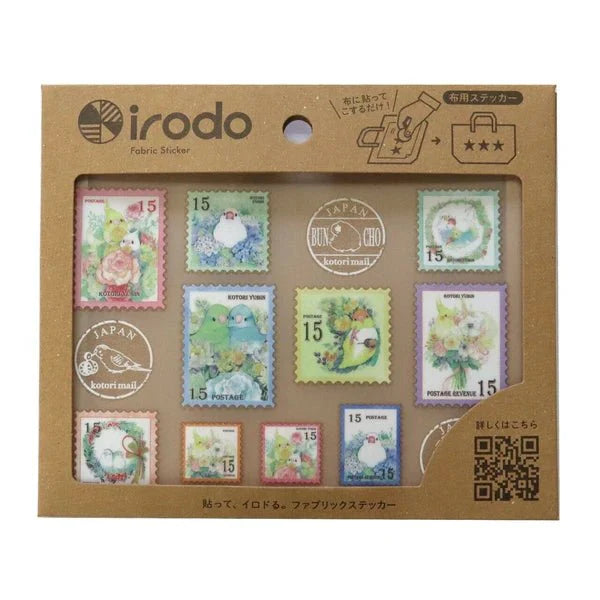 Fabric Sticker Set Stamps / irodo