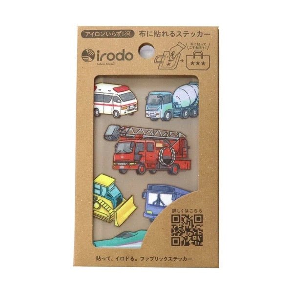 Fabric Sticker Set Working Vehicles / irodo