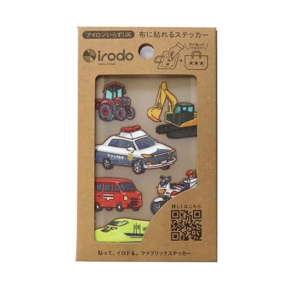 Fabric Sticker Set Working Vehicles / irodo