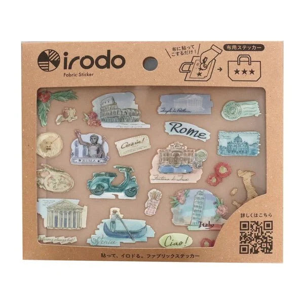 Fabric Sticker Set World / irodo