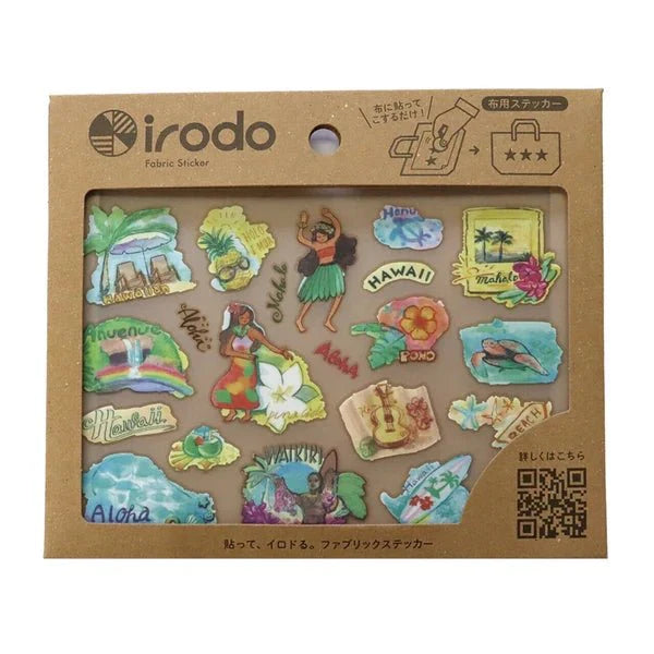 Fabric Sticker Set World / irodo