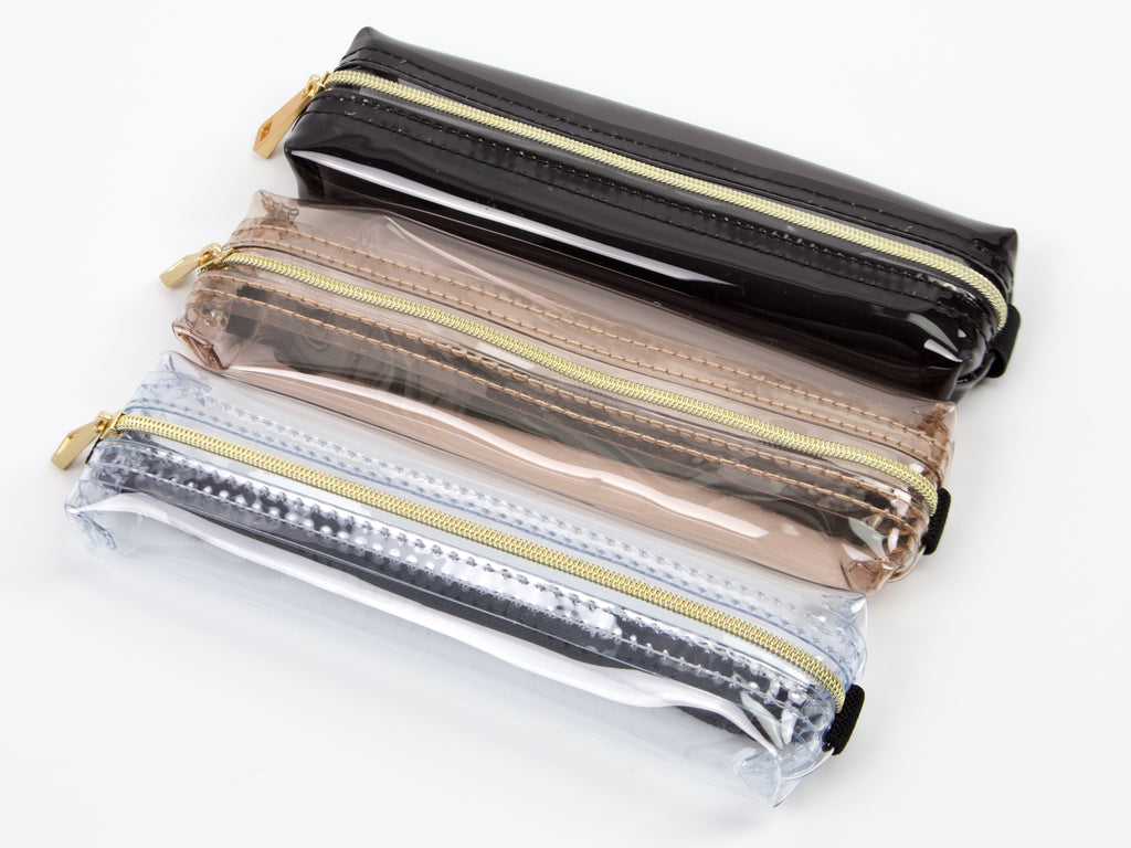 Midori Book Band Pen Case Clear