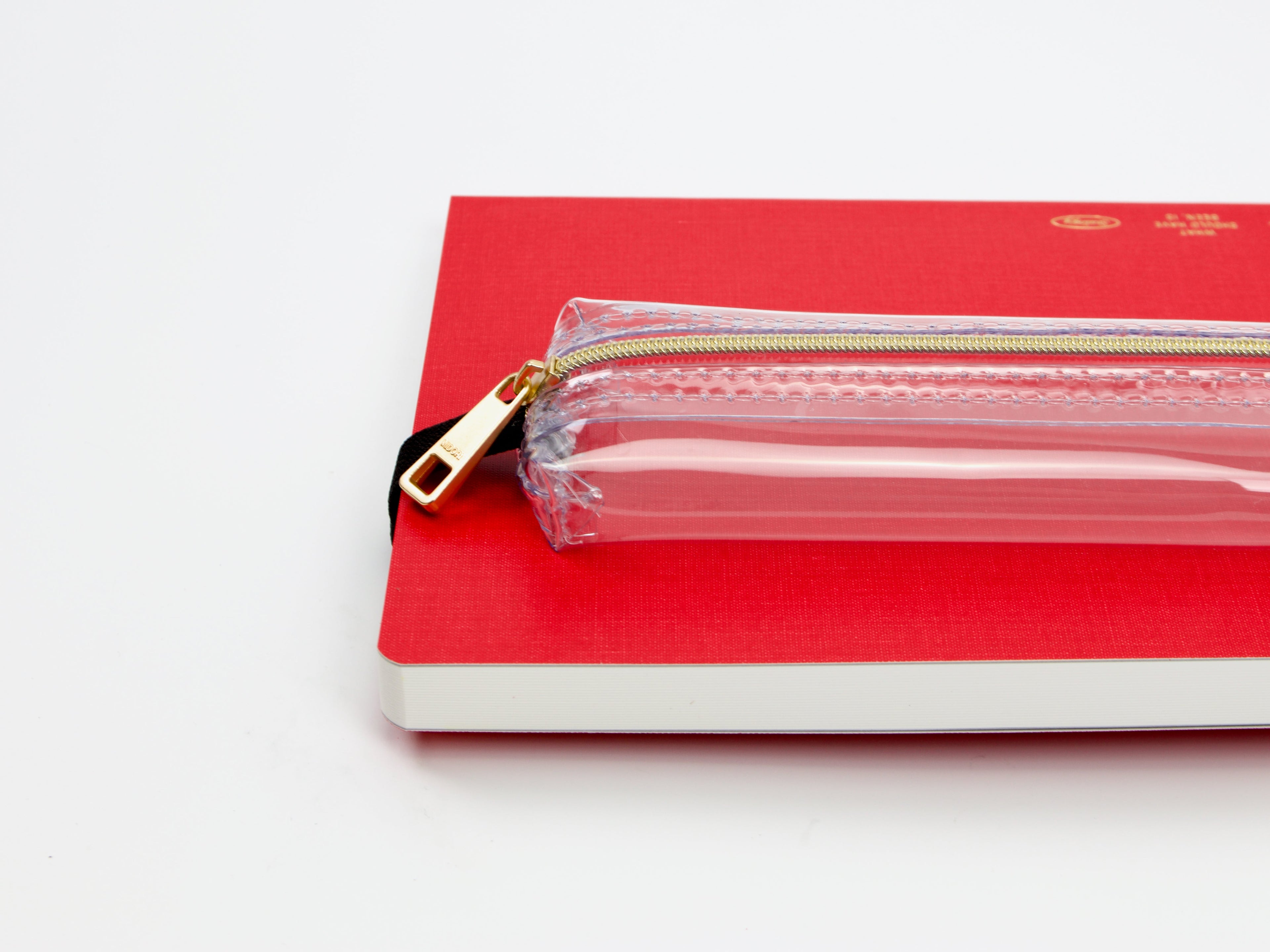 Midori Book Band Pen Case Clear