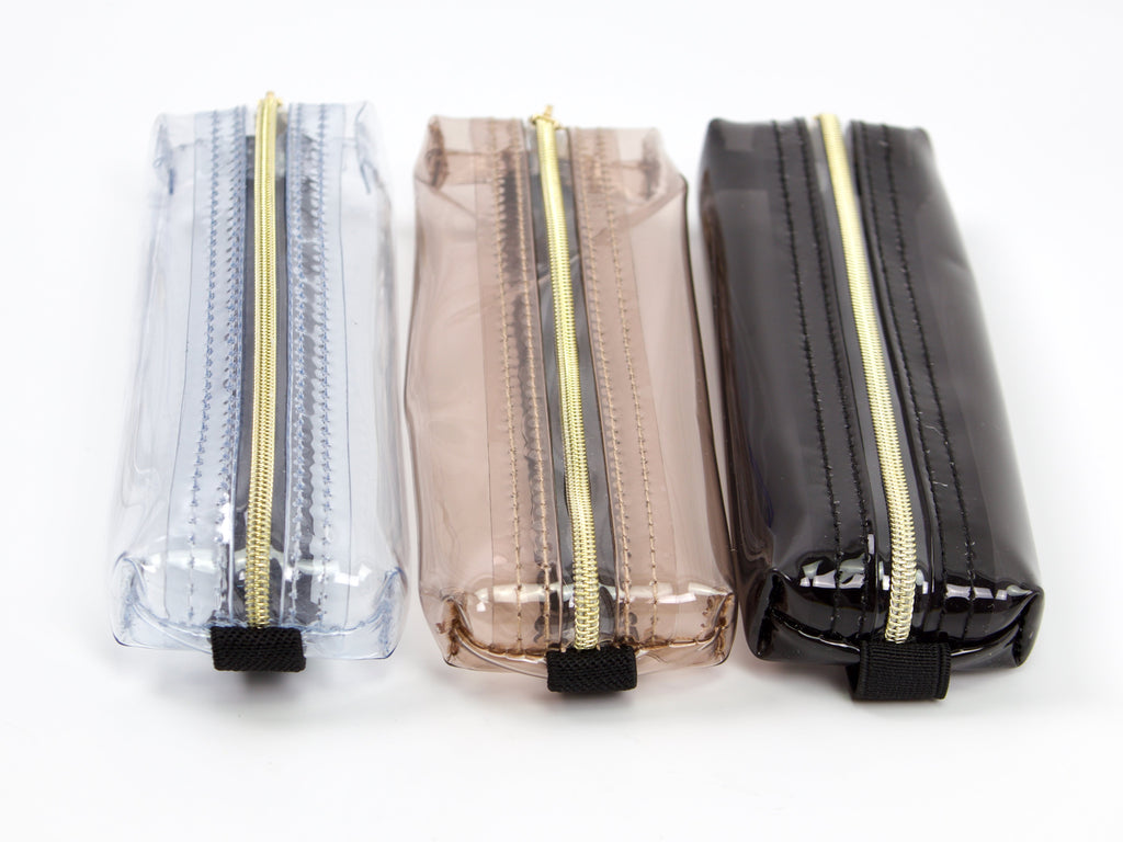 Midori Book Band Pen Case Clear
