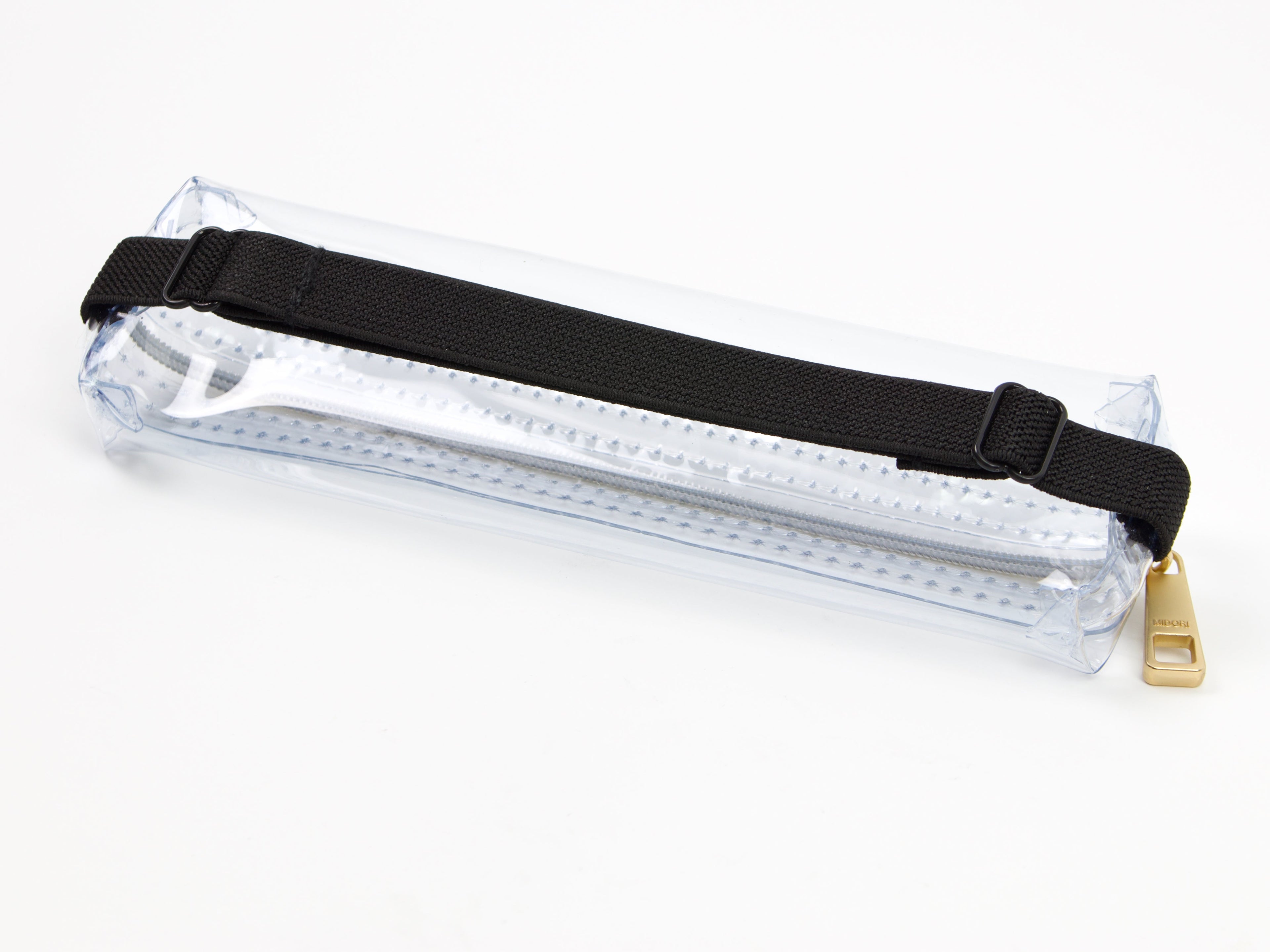 Midori Book Band Pen Case Clear