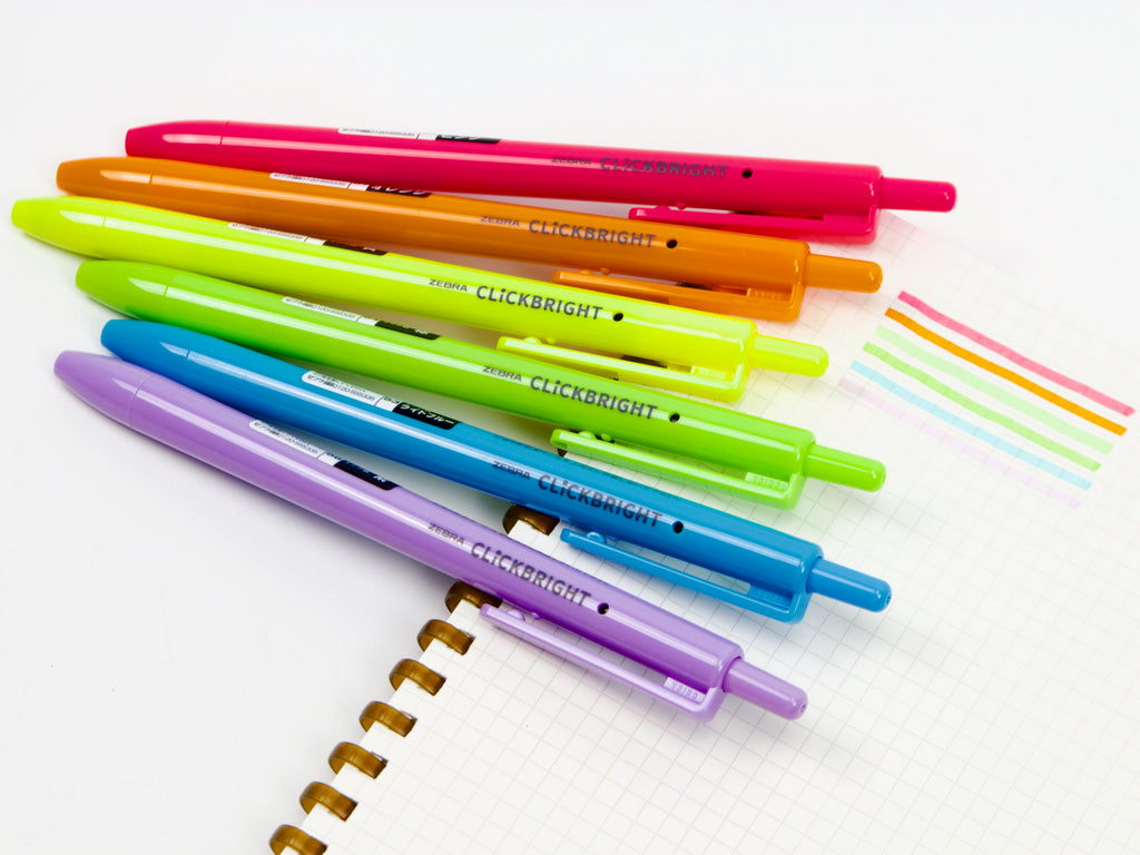 Zebra Click Bright 6 Color Set