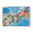 Clip and Learn Japan Clear File 4-Sheet Set Series / Tokyo Cartographic