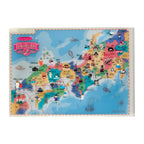 Clip and Learn Japan Clear File 4-Sheet Set Series / Tokyo Cartographic