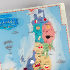 Clip and Learn Japan Clear File 4-Sheet Set Series / Tokyo Cartographic