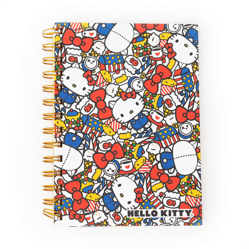 Hello Kitty Doll Pattern Spiral Notebook – KAWAIIZAKI