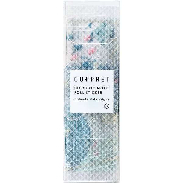 COFFRET Cosmetic Motif Film Stickers ROLL / KING JIM
