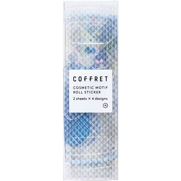 COFFRET Cosmetic Motif Film Stickers ROLL / KING JIM
