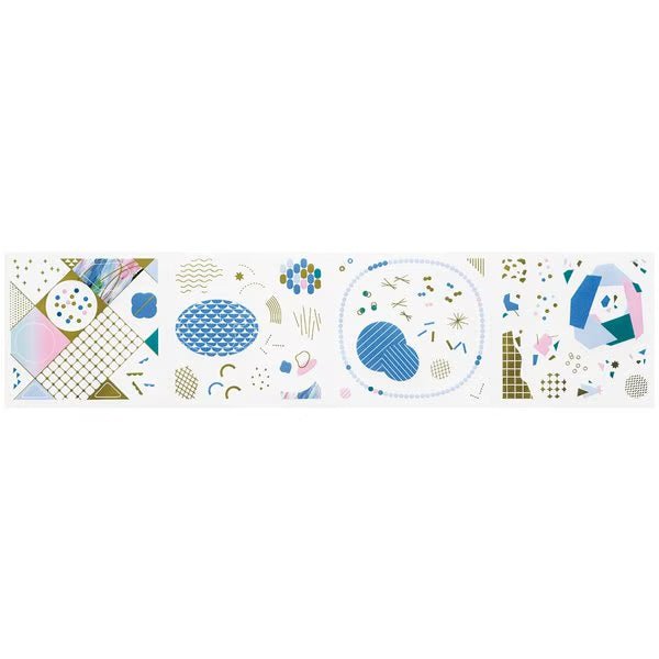 COFFRET Cosmetic Motif Film Stickers ROLL / KING JIM