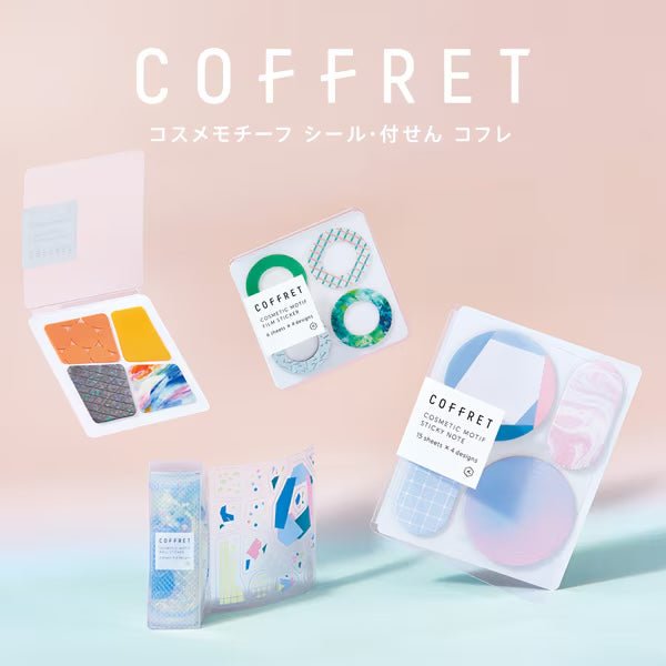 COFFRET Cosmetic Motif Film Stickers ROLL / KING JIM