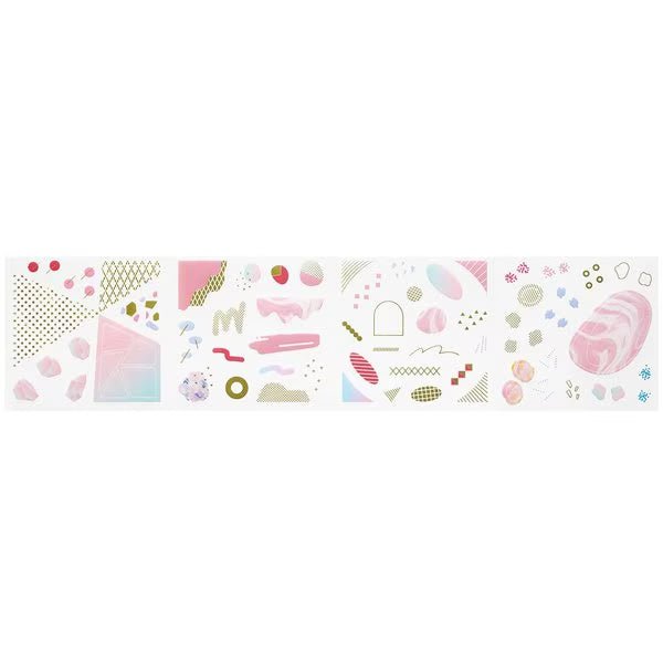 COFFRET Cosmetic Motif Film Stickers ROLL / KING JIM
