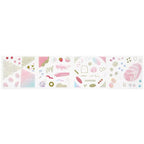 COFFRET Cosmetic Motif Film Stickers ROLL / KING JIM