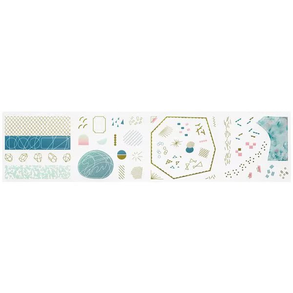 COFFRET Cosmetic Motif Film Stickers ROLL / KING JIM