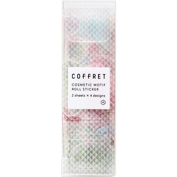 COFFRET Cosmetic Motif Film Stickers ROLL / KING JIM