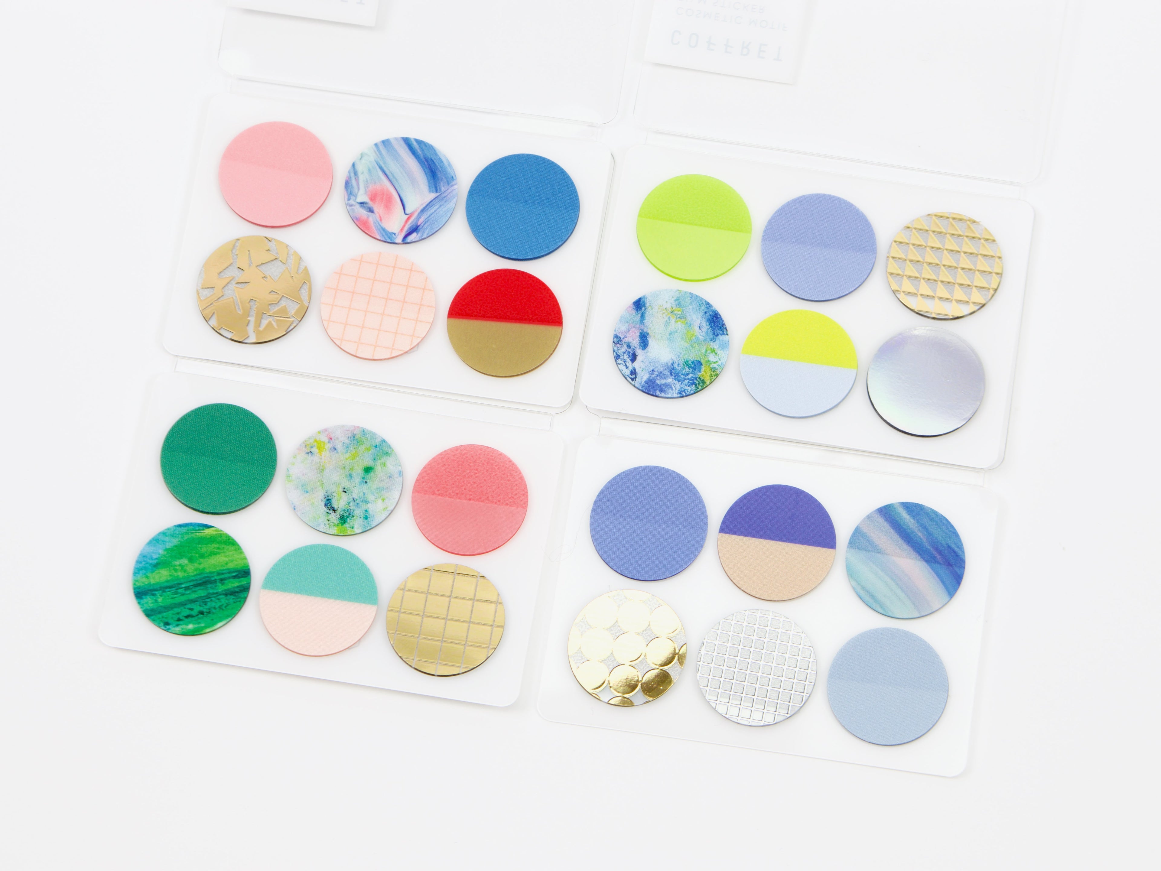Hitotoki Coffret Cosmetic Motif Film Sticker Circles